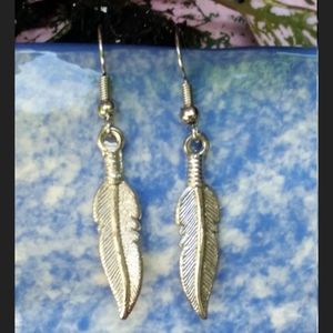 Hand Crafted Feather Earrings